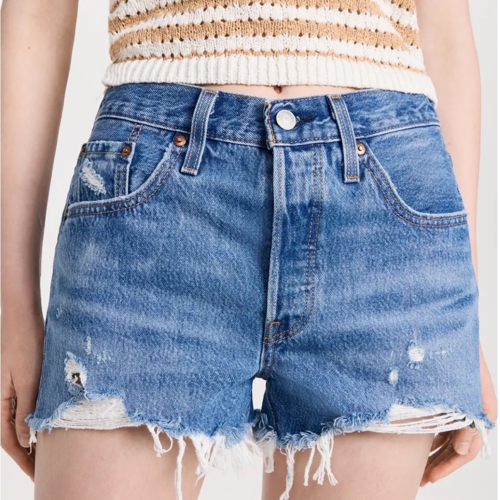 Levi's 501 cut off shorts. Sz 25